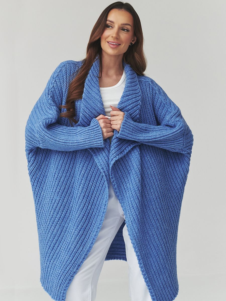Makadamia Cardigan – blau