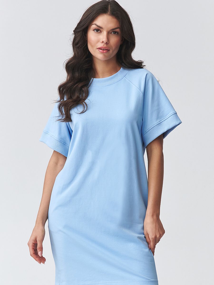 Makadamia Alltagskleid – blau