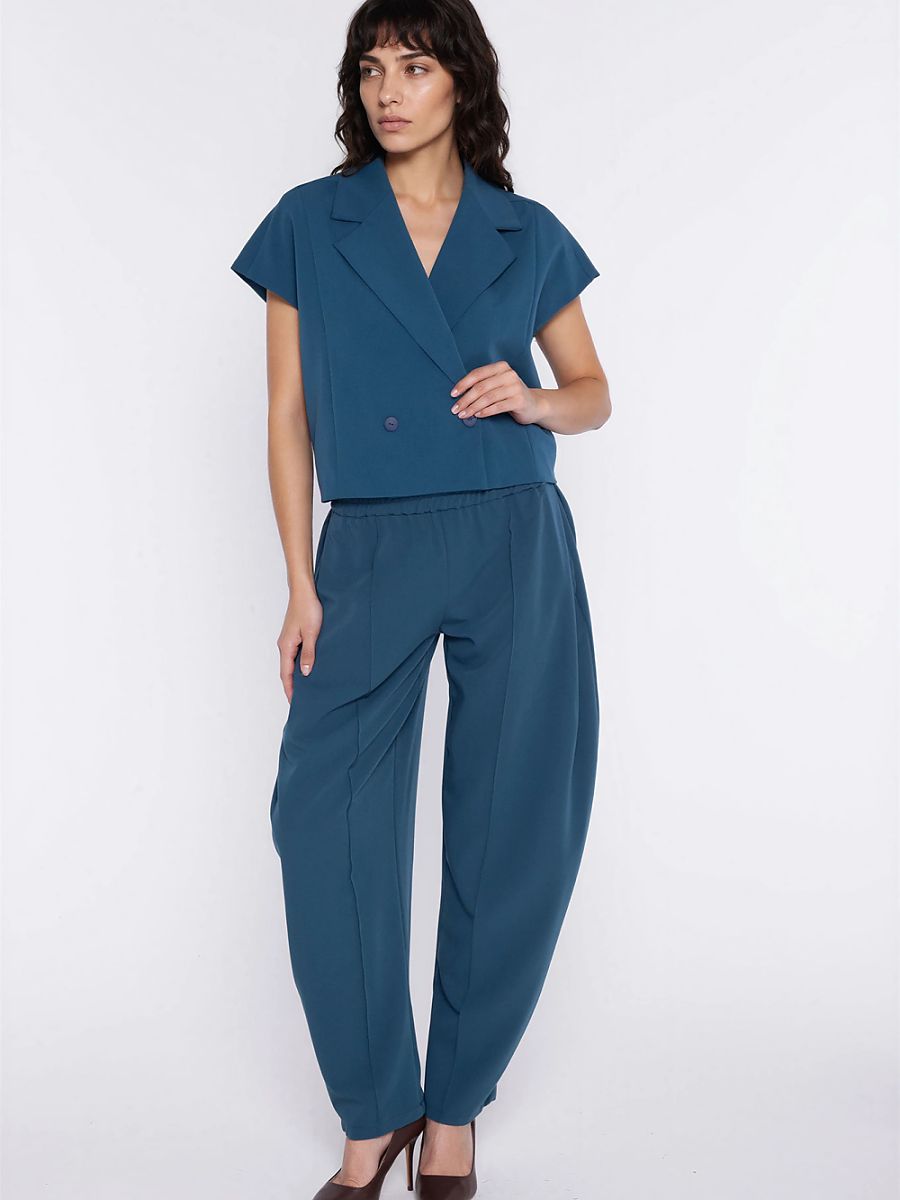 Nife Damen Hose – blau