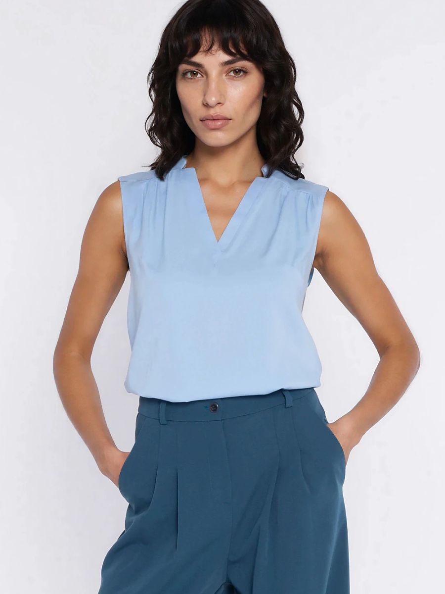 Nife Bluse – blau
