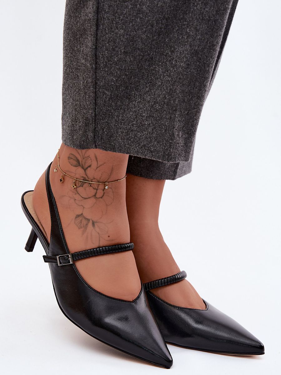 Classic Pointed Heel Pumps