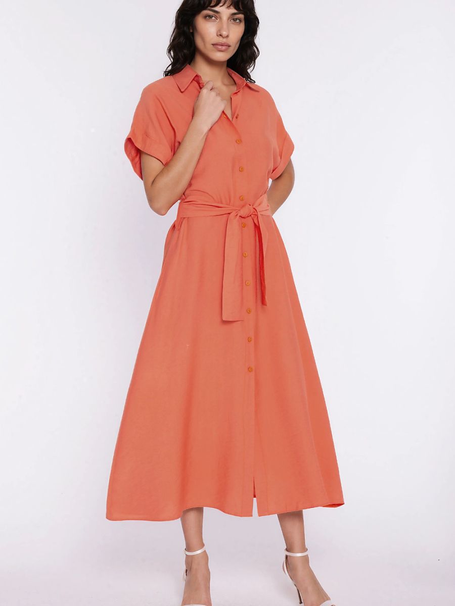 Nife Alltagskleid – orange
