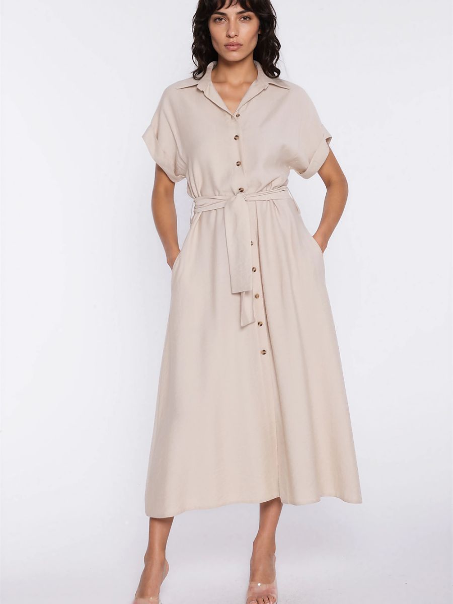 Nife Alltagskleid – beige