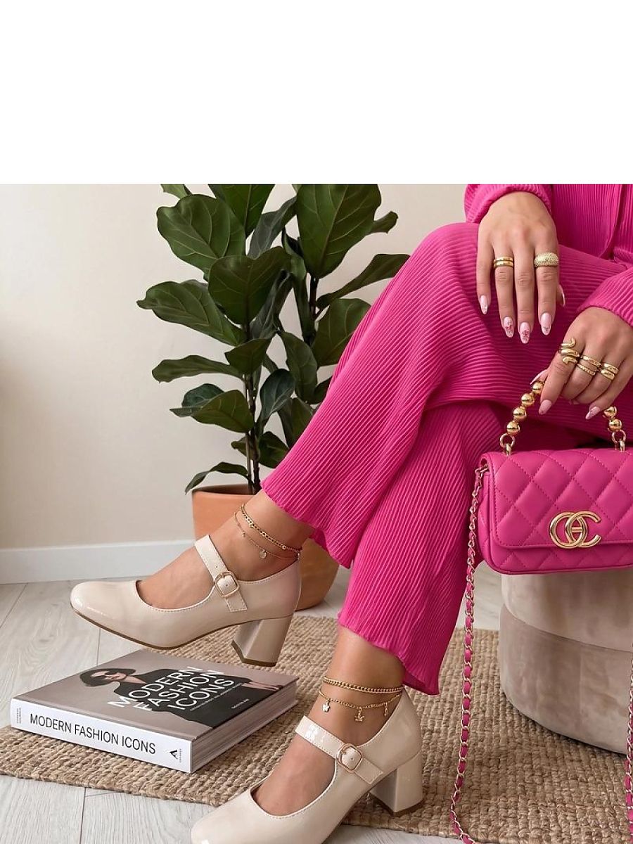 Patent Buckle-Strap Pumps