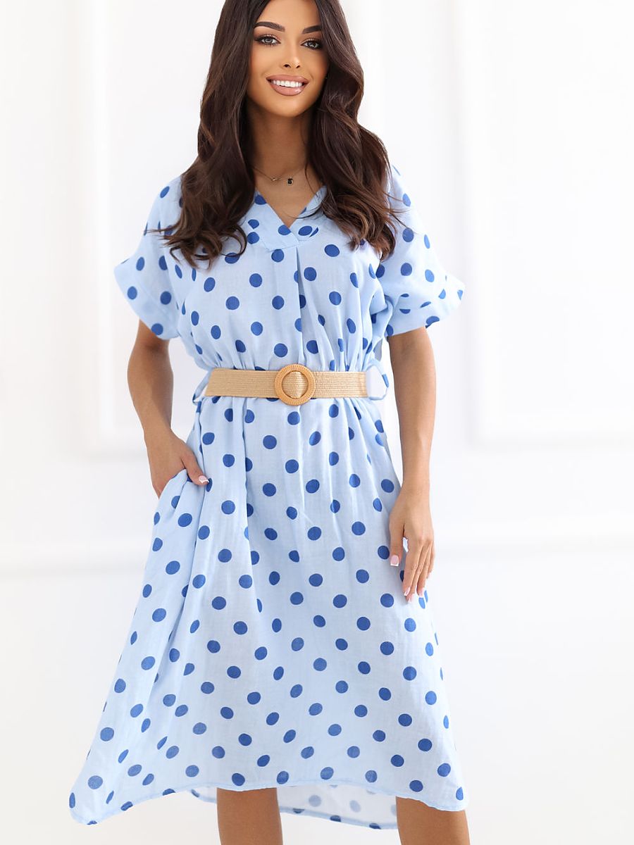 Italy Moda Alltagskleid – blau
