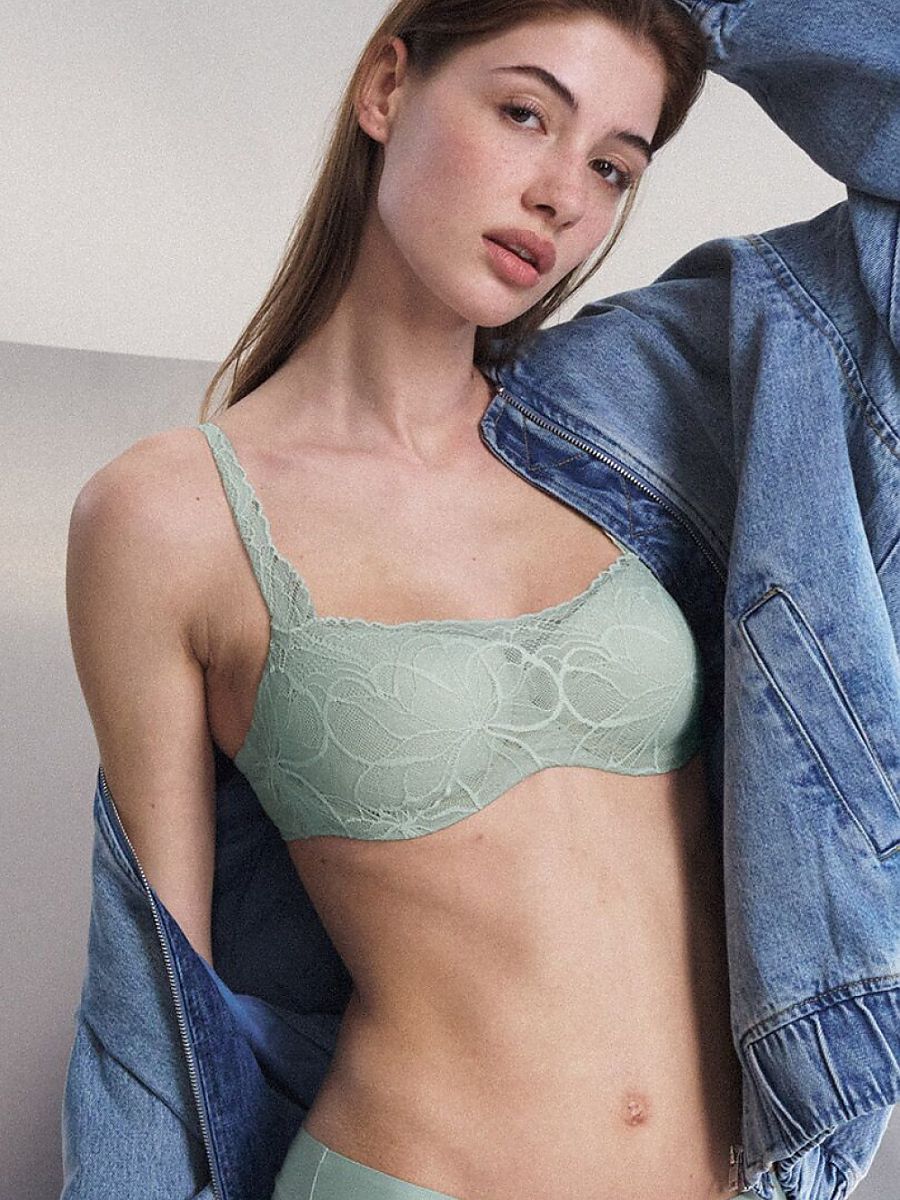 Lace Balconette Underwired Bra