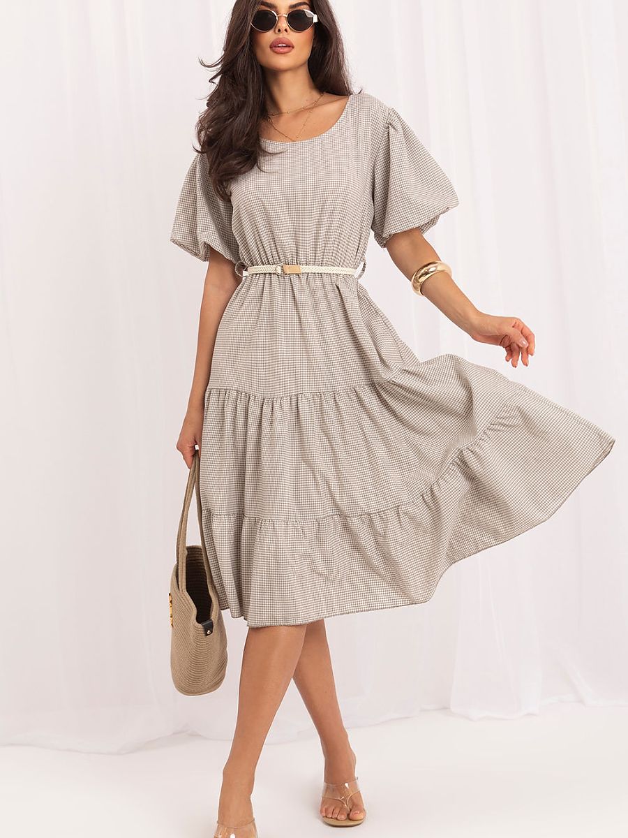 Italy Moda Alltagskleid – beige