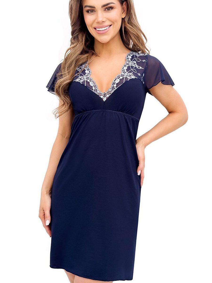 Donna Nachthemd – marineblau