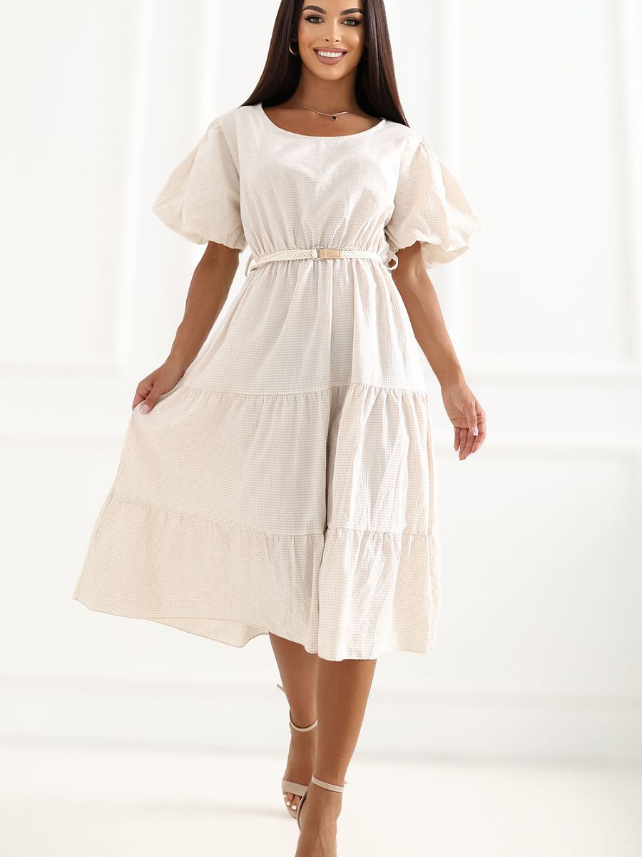 Italy Moda Alltagskleid – beige