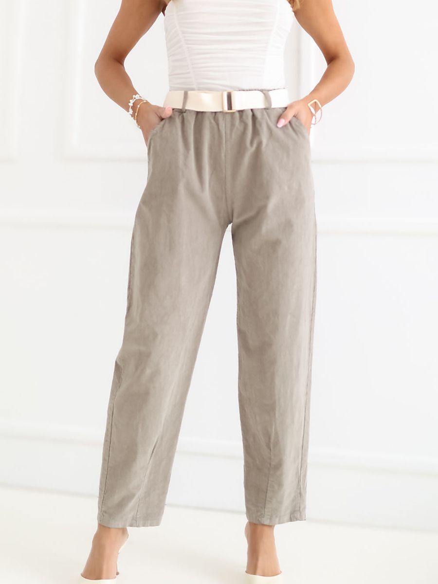 Italy Moda Cordhosen – beige