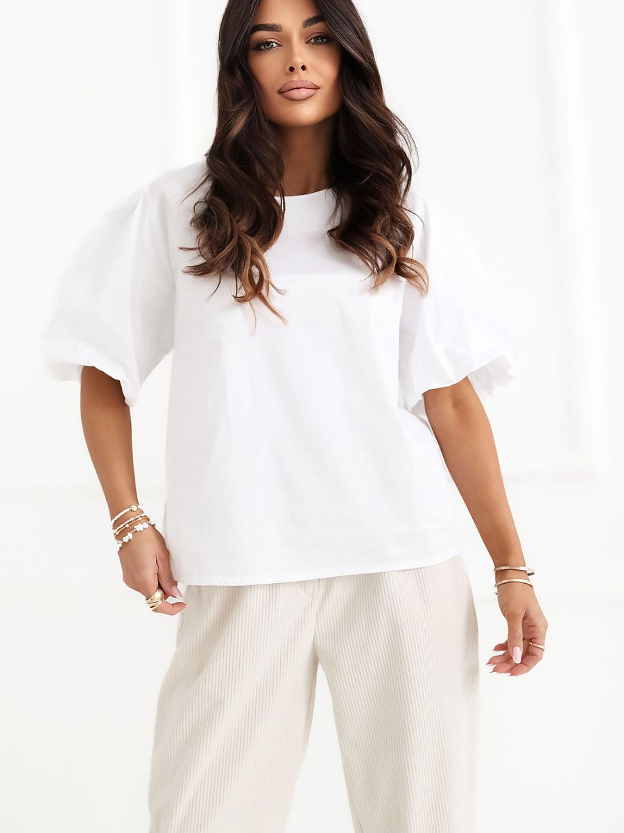 Italy Moda Bluse – weiß