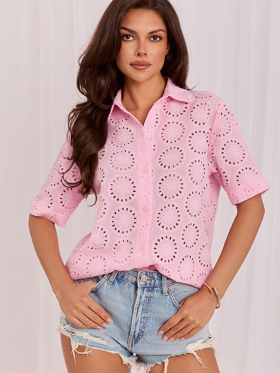 Openwork Cotton Shirt