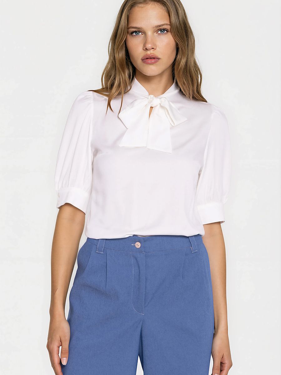 Nife Bluse – beige