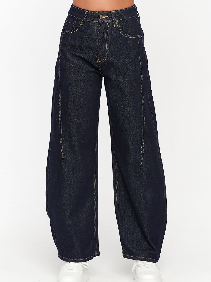 Makadamia Jeans – marineblau