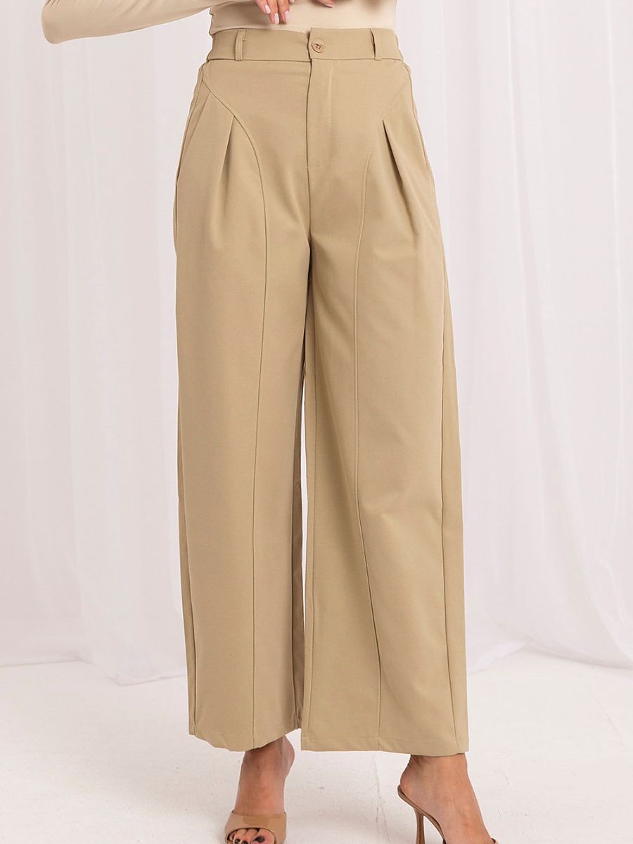 Belted Pleated Culottes