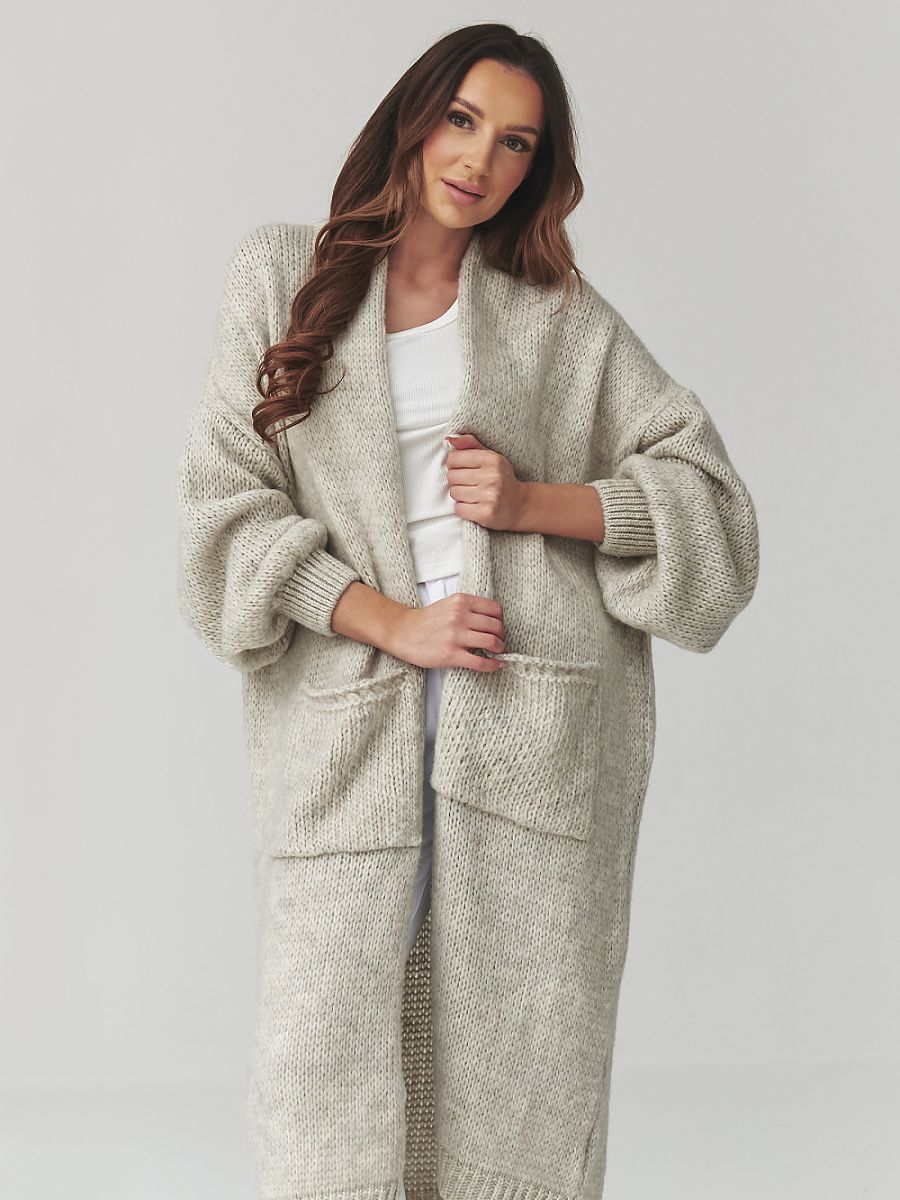 Makadamia Cardigan – grau