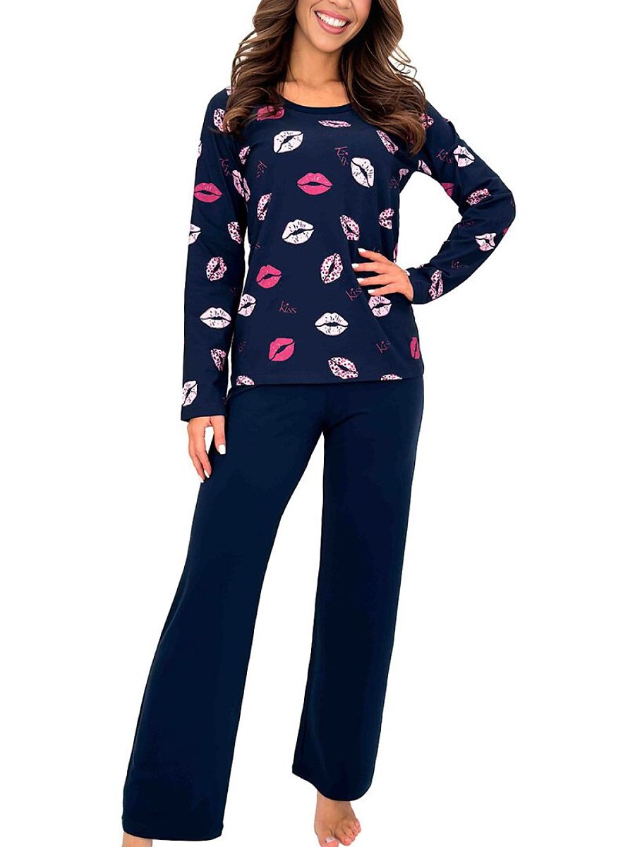 Donna Pyjama – marineblau