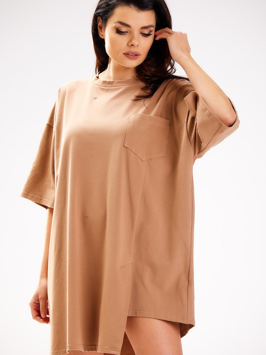 Infinite You Alltagskleid – beige