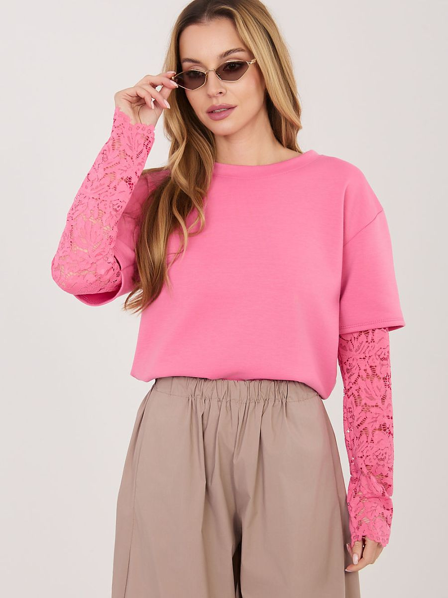 Italy Moda Bluse – rosa