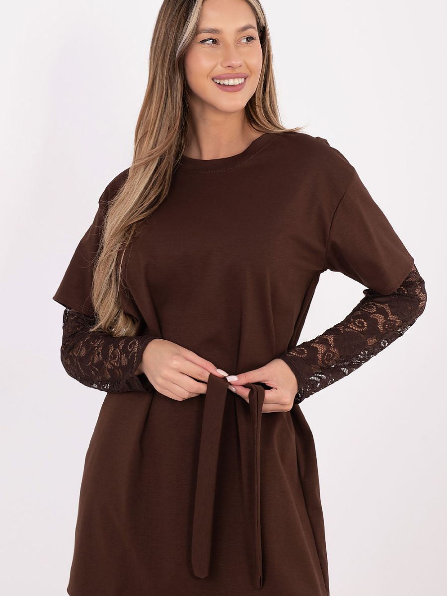 Italy Moda Alltagskleid – braun