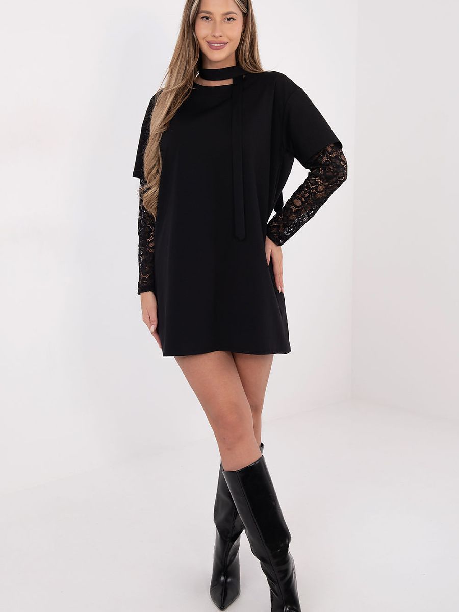 Italy Moda Alltagskleid – schwarz