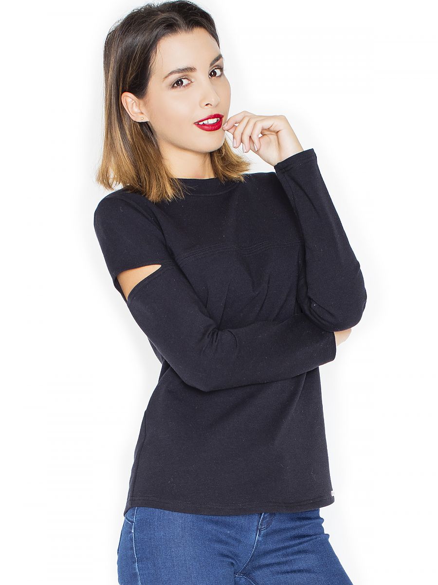 Katrus Bluse – schwarz