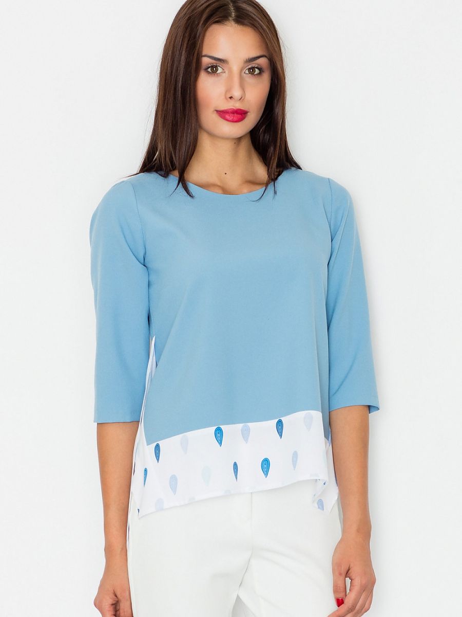 Figl Bluse – blau