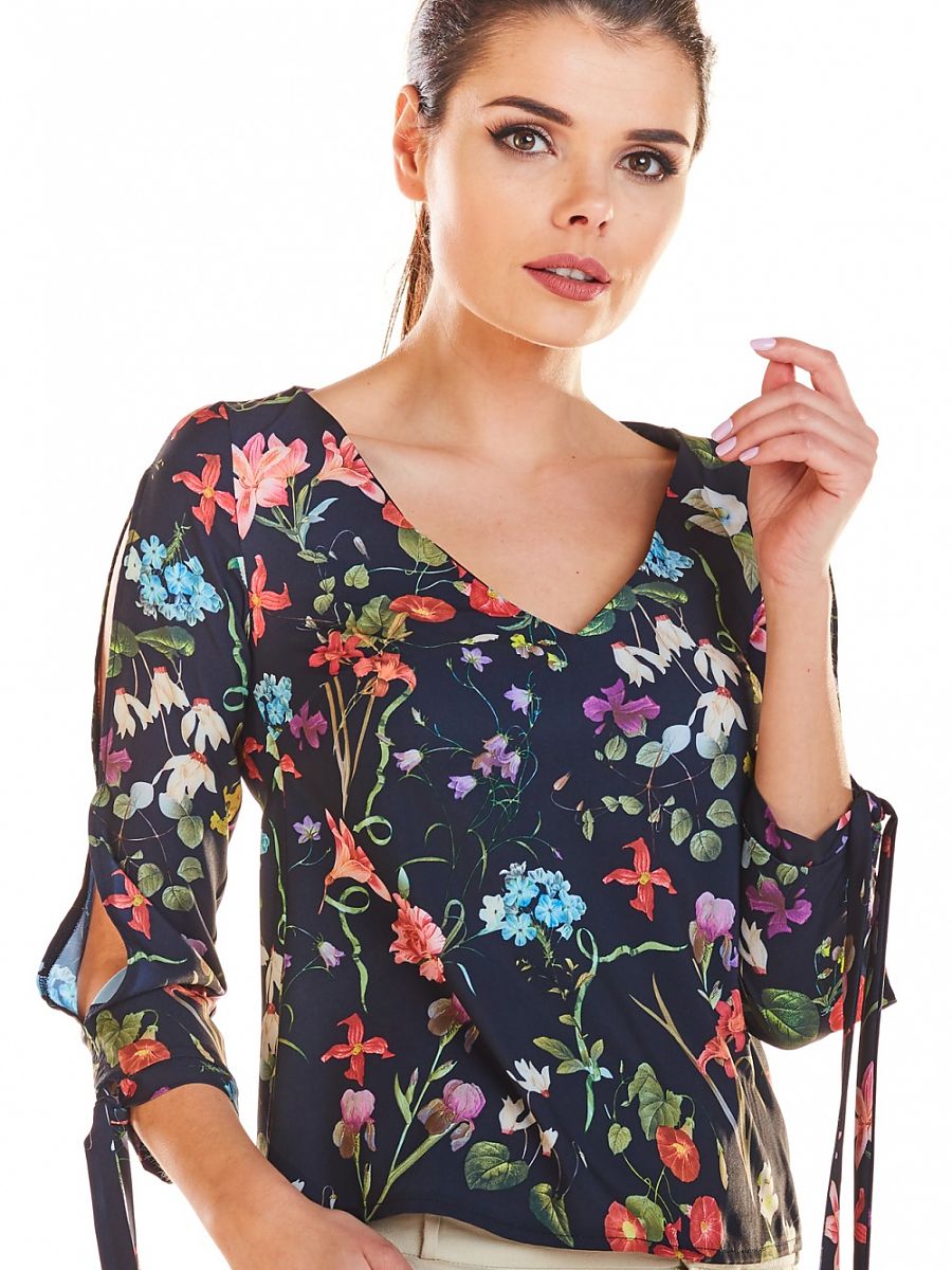 Infinite You Bluse – marineblau