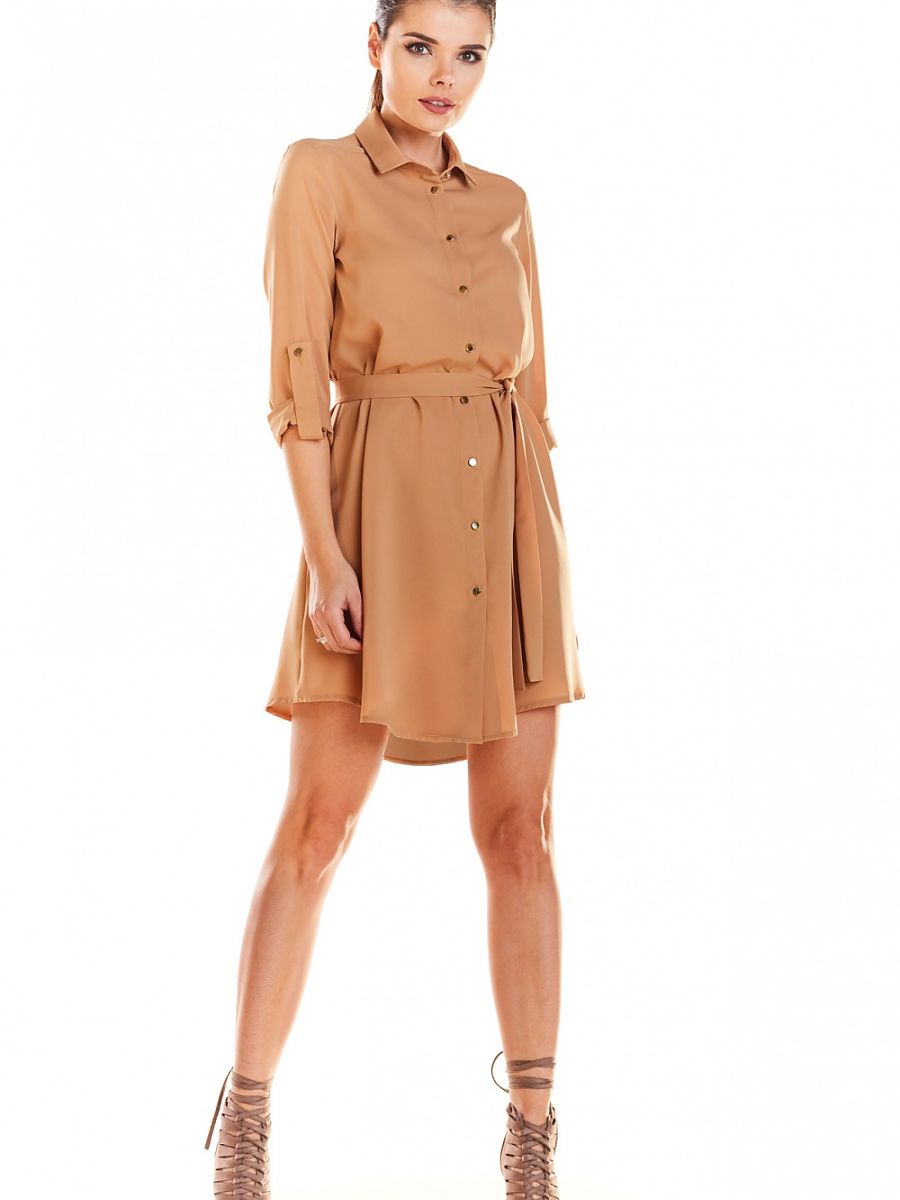 Infinite You Alltagskleid – beige