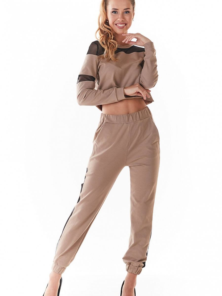 Infinite You Sportanzug Hosen – beige