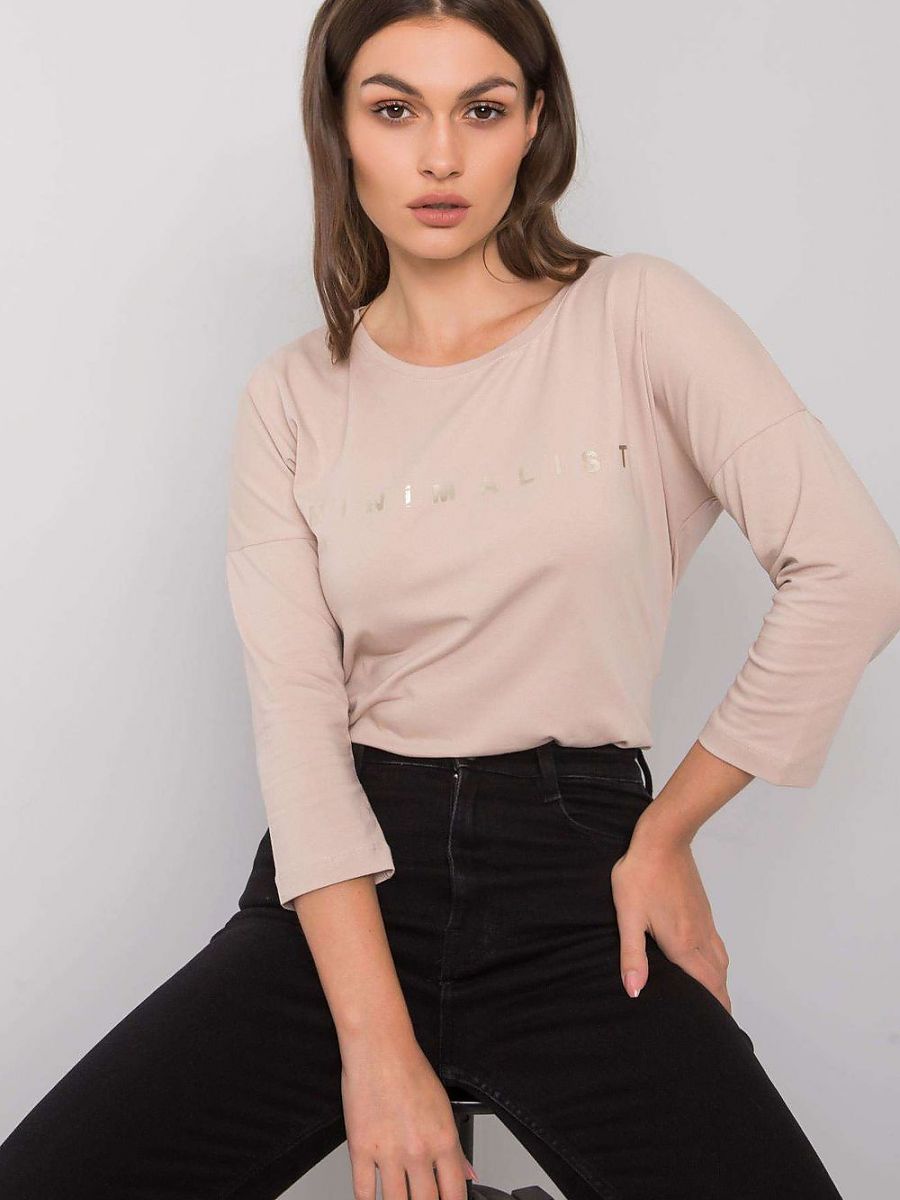 Relevance Bluse – beige