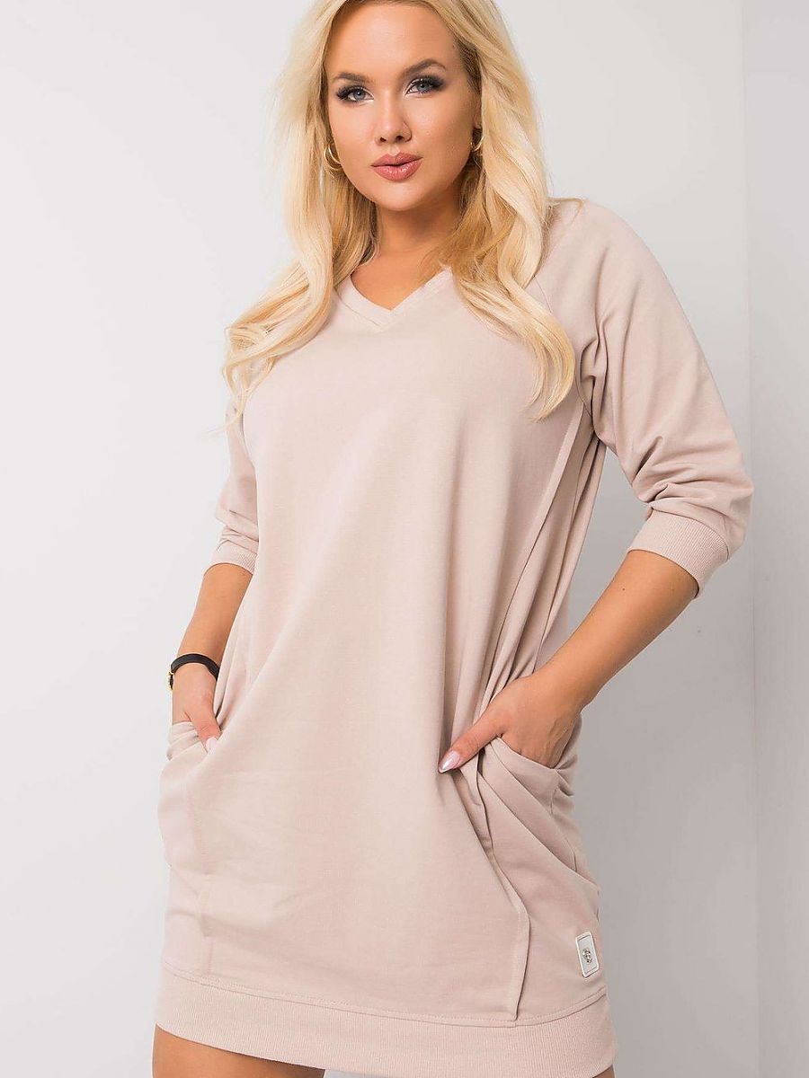 Relevance Alltagskleid – beige