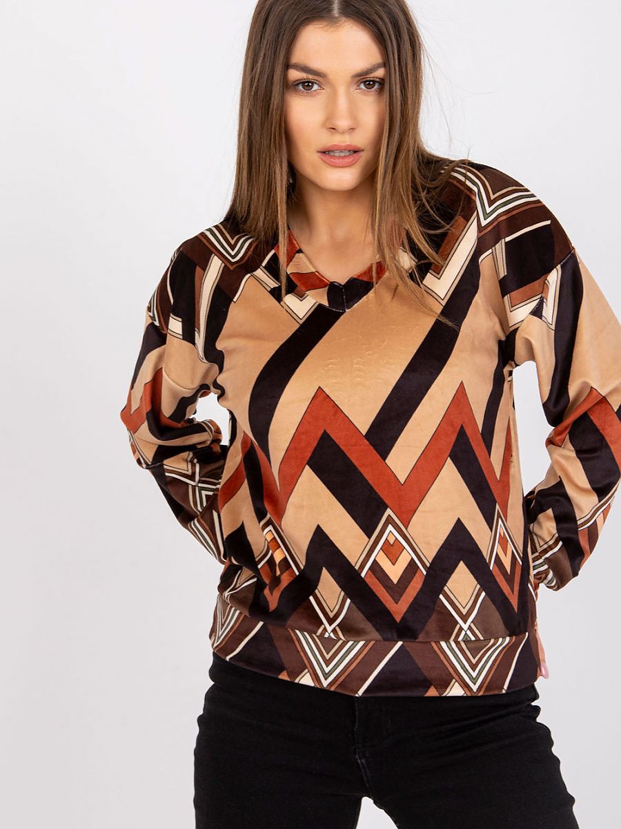 Italy Moda Bluse – braun