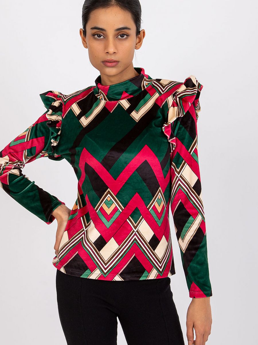Italy Moda Bluse – multifarben