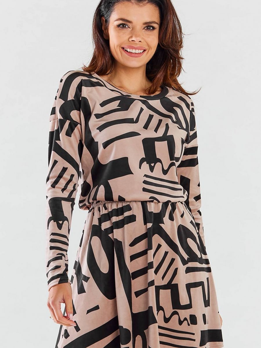 awama Alltagskleid – beige