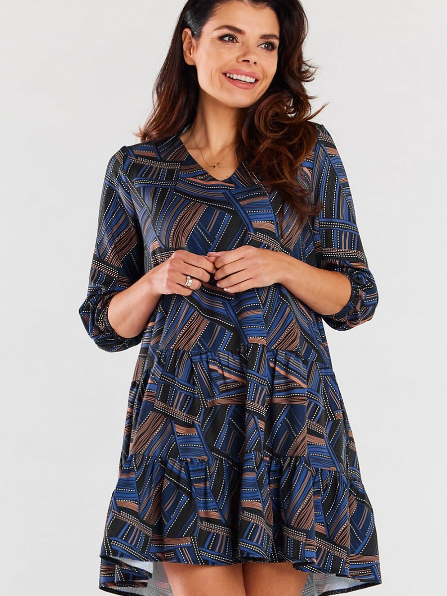 awama Alltagskleid – marineblau