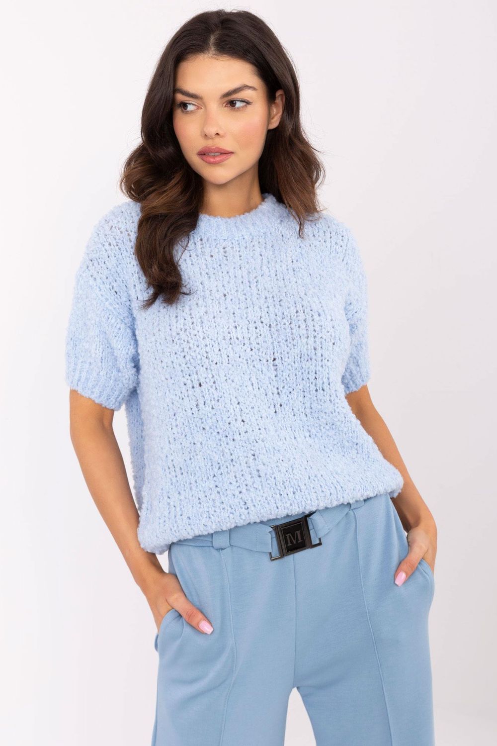 Short sleeve sweater model 206..
