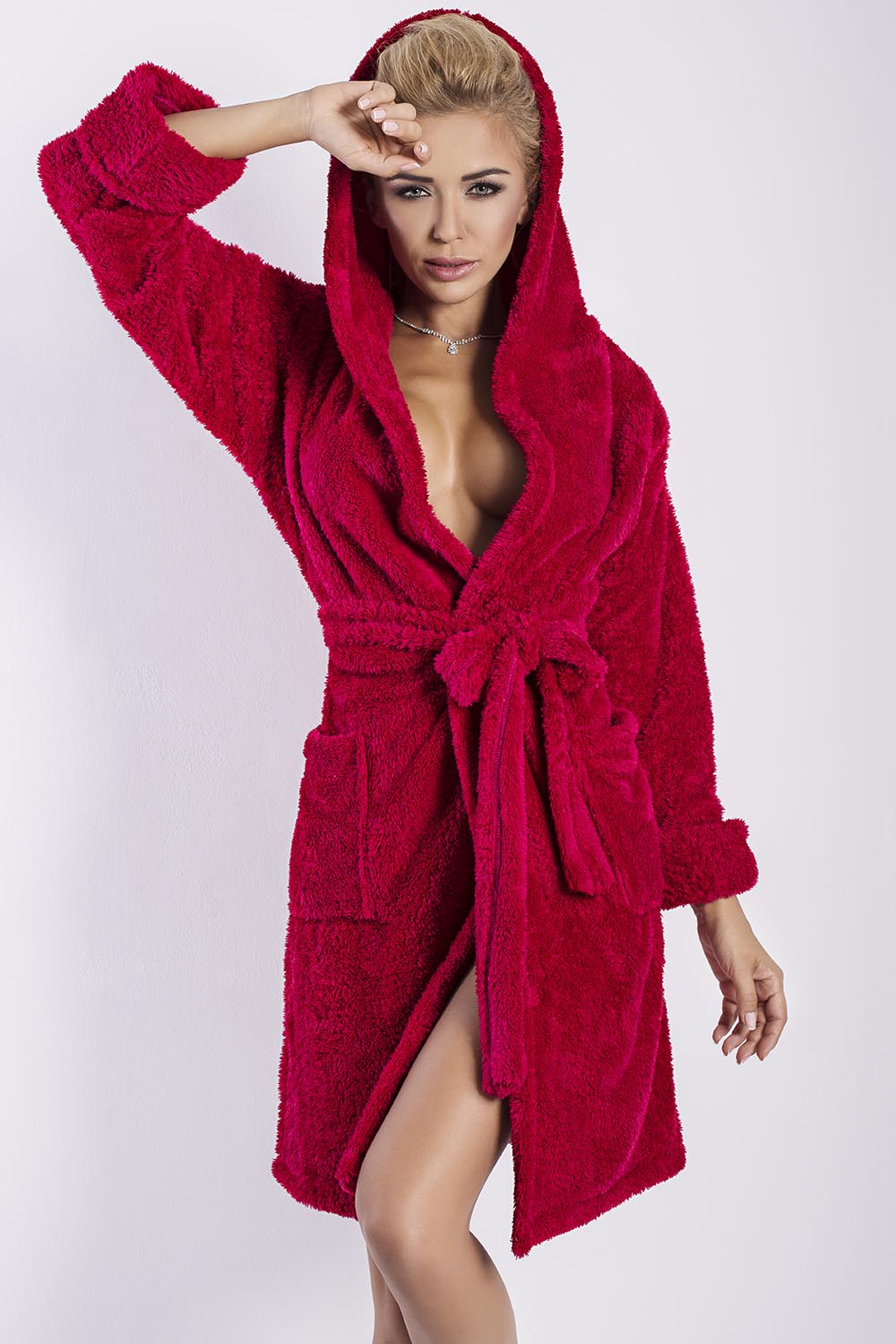 Short bathrobe model 119933 DK..