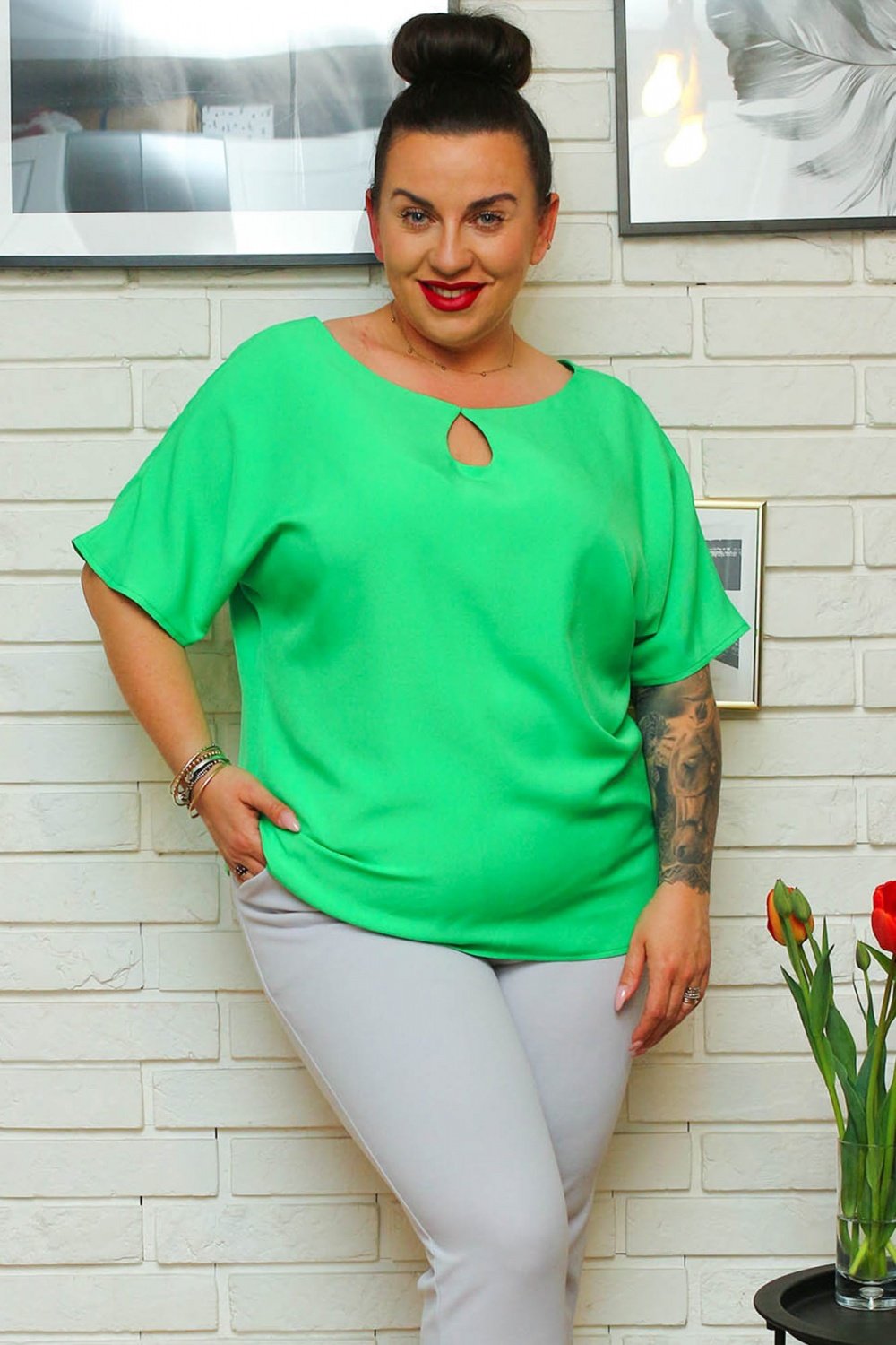 Plus size blouse model 169032 ..