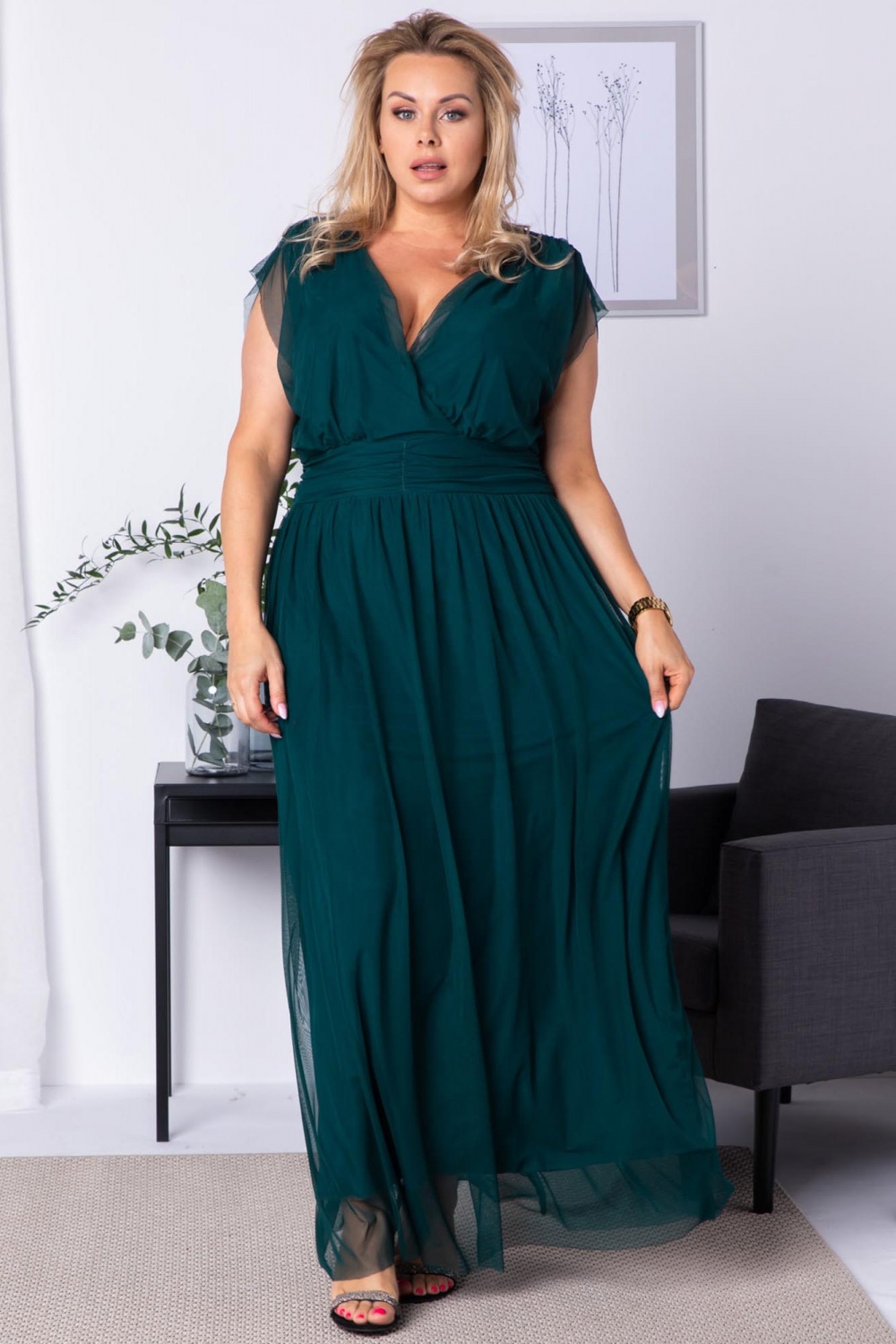 Plus size dress model 175251 K..