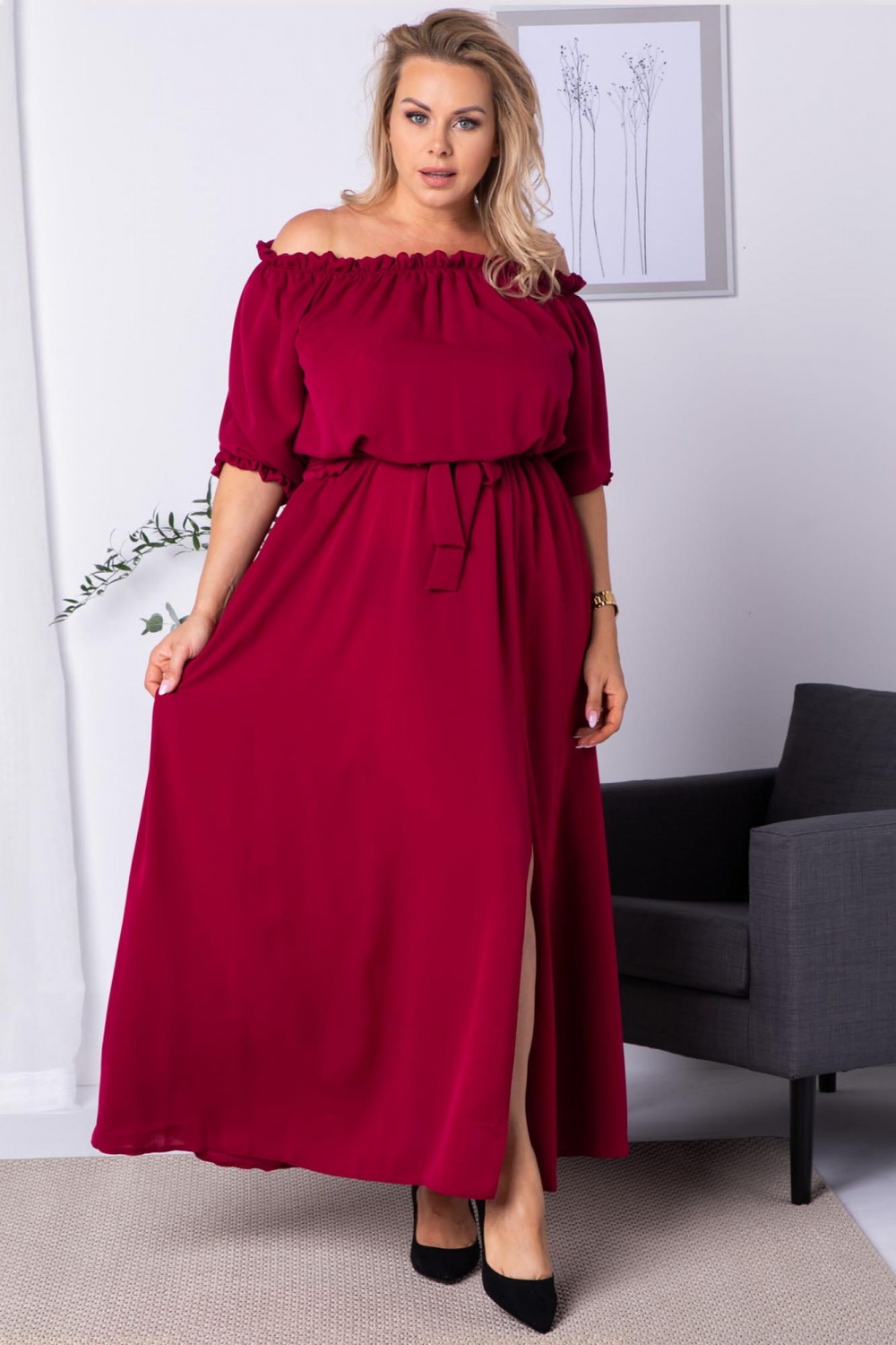 Plus size dress model 182179 K..